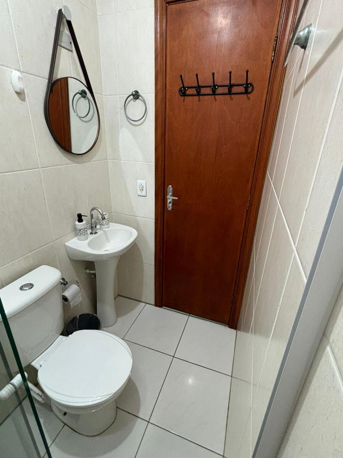 Lindo Apto 300M Praia Da Ocian E Centro - Vista Mar- Varanda Sacada - Wi-Fi 300 Mbps - Vaga De Garagem - Acomoda Ate 6 Pessoas Apartment Praia Grande  Luaran gambar